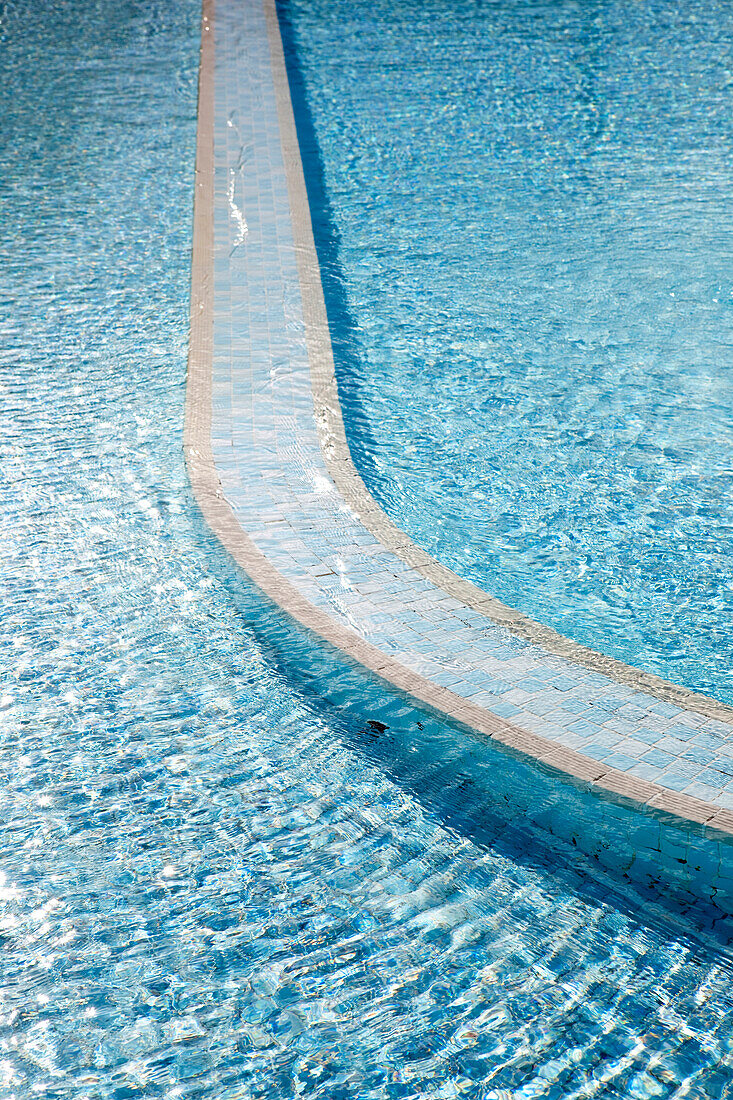 Water in a Hotel pool, Howards Beach Resort, Kenting, Taiwan, Asia