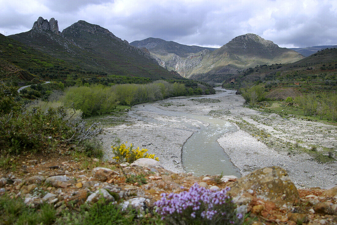 Cidacos valley, Biosphere reserve, La Rioja, Spain, Valle del Cidacos