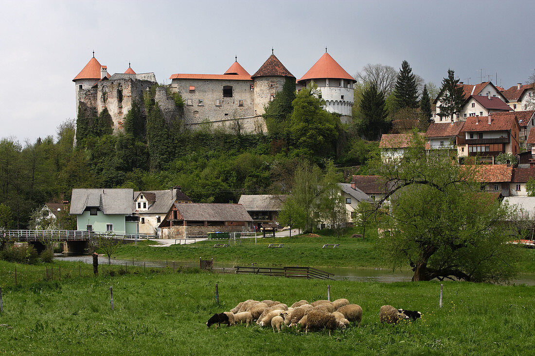 Zuzemberk, castle, 13th-15th century, Krka River Valley, Slovenia
