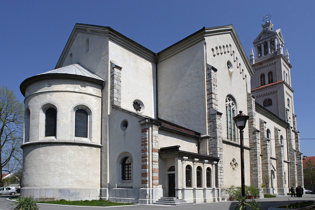 Ribnica, church of St Stephen, 1868, Slovenia