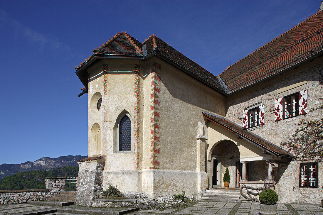 Bled, Bled Castle, chapel, 16th century, Slovenia