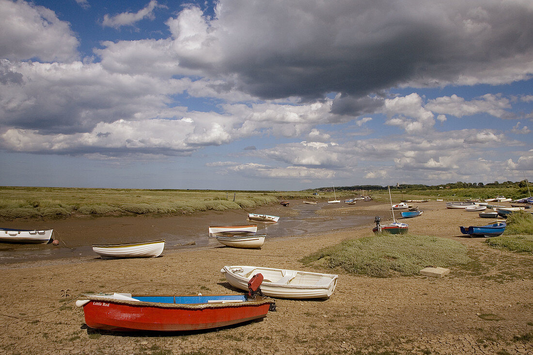 Morston Quay North Norfolk Low Tide