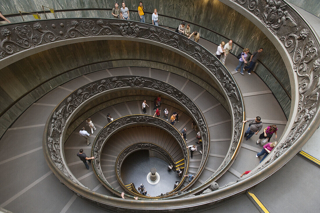 Spiral Staircase Vatican Museum Rome Italy