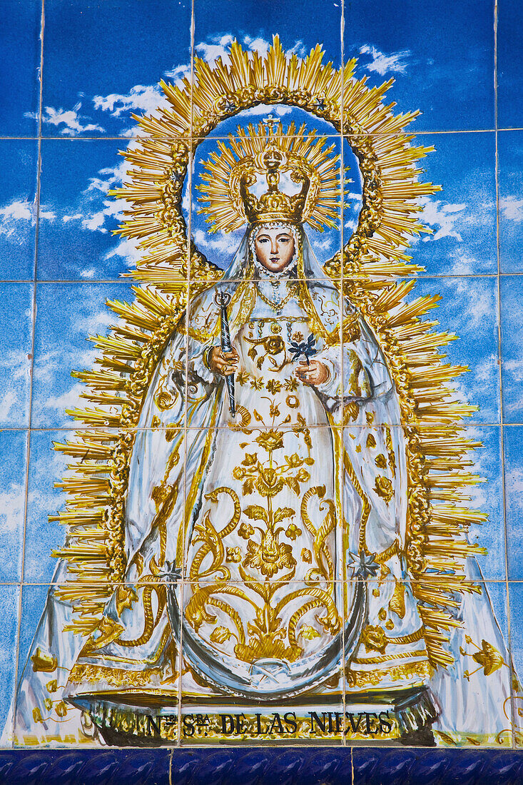 Nuestra Señora de las Nieves image, Arcos de la Frontera. Cadiz province, Andalucia, Spain