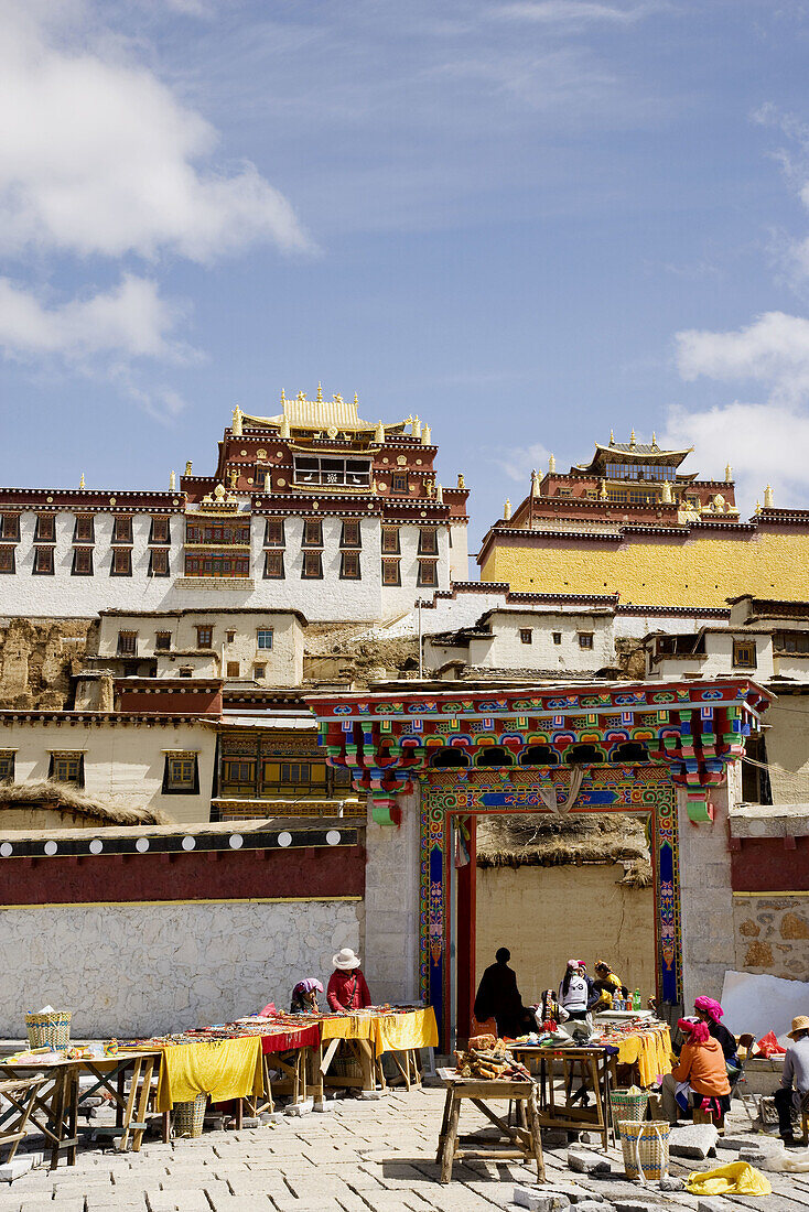 China  Yunnan  Shangri-La region  Zhongdian, now called Shangri-La  Ganden Sumsteling Gompa Songzanlin Si Buddhist Monastery