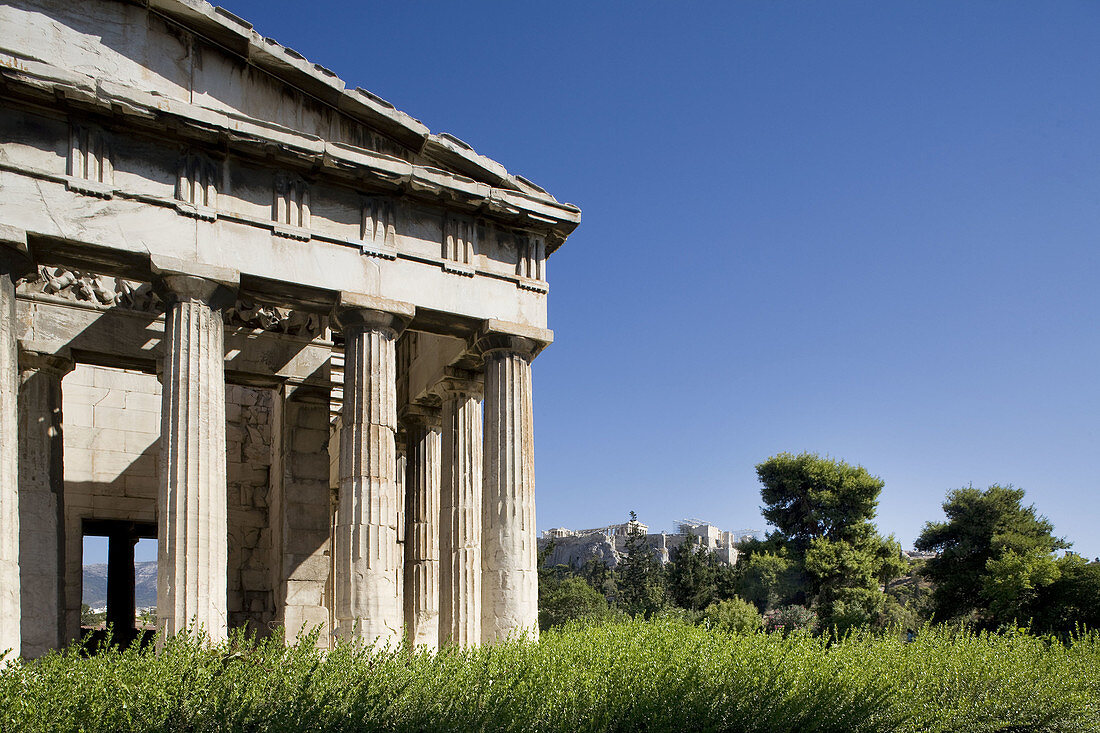 Temple of Hephaestus, Athens. Greece