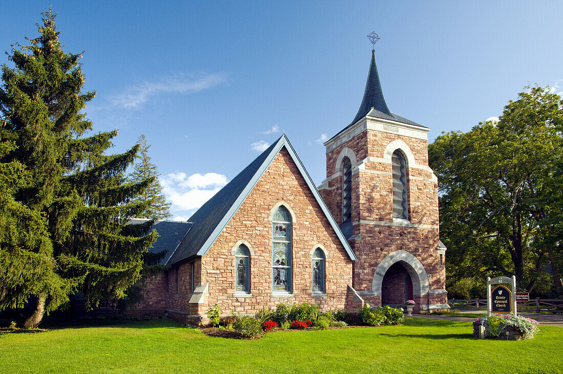 The Trinity Episcopal Church in Shelburne, Vermont, USA