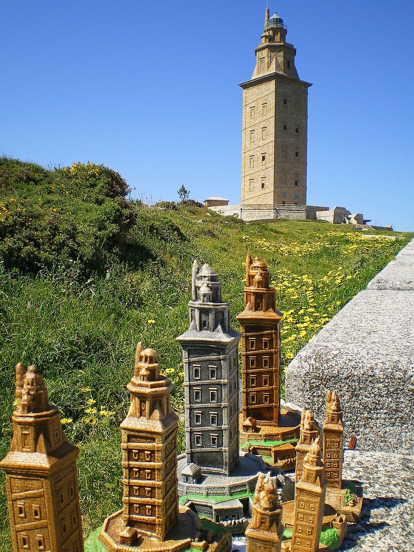 Hercules tower. A Coruña, Galicia, Spain