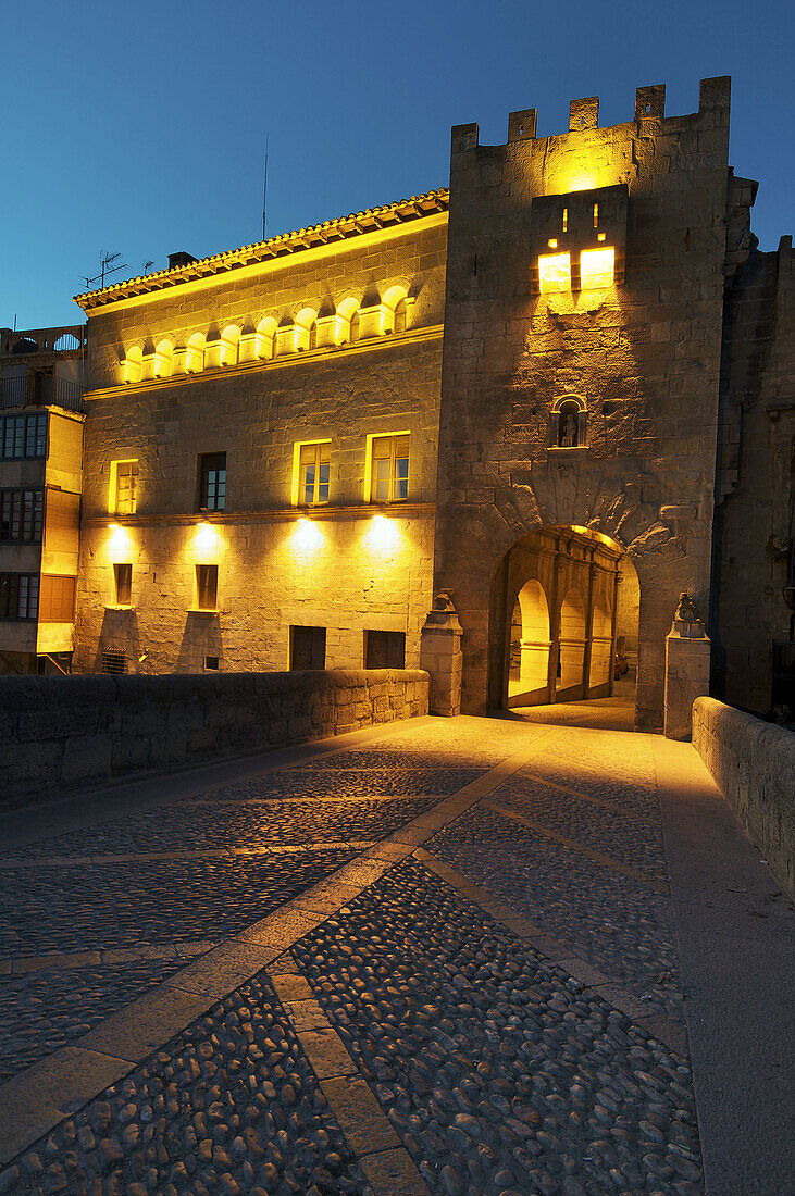 Town Hall (16th century), Valderrobres. Matarraña, Teruel province, Aragon, Spain