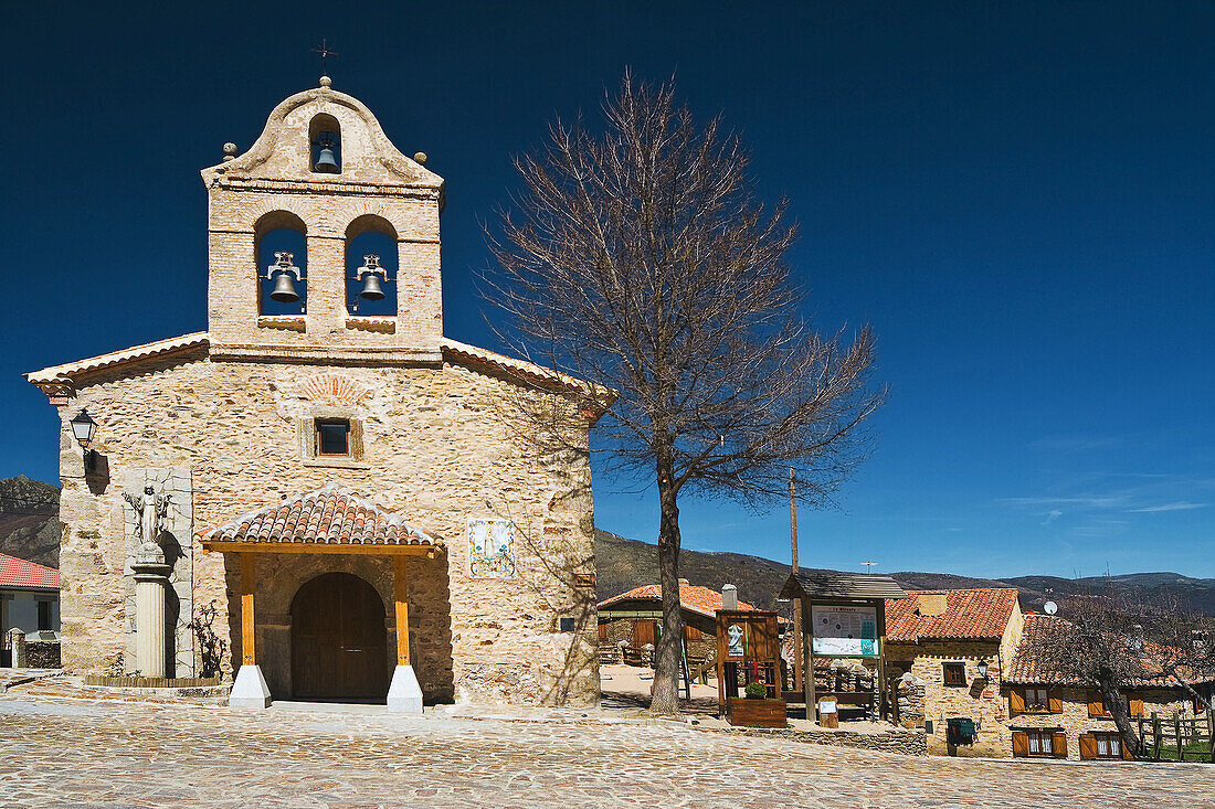 Church of the Virgen del Rosario de Fátima, La Hiruela. Madrid, Spain