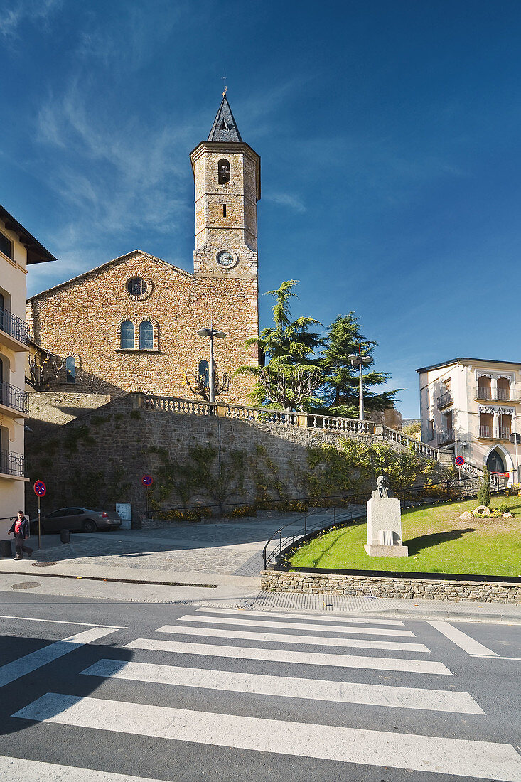 Iglesia en Sort. Provincia de Lerida. Cataluña. España.