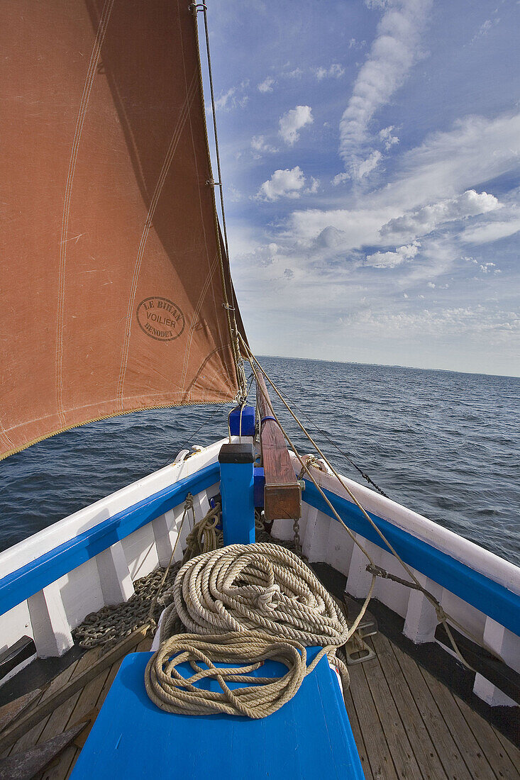 Brittany; belle île island : old rigs