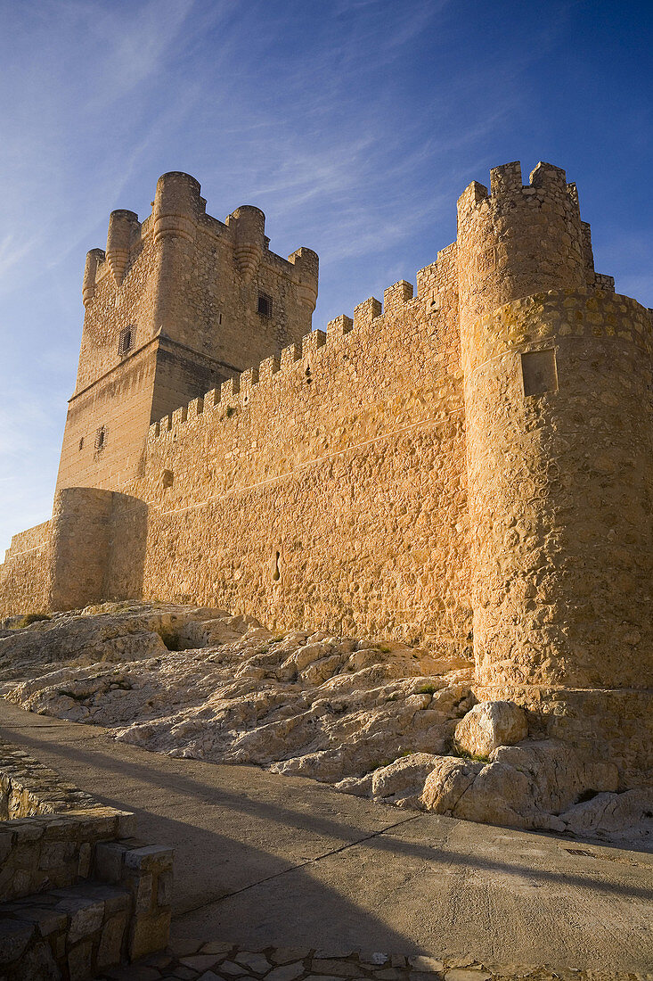 Castillo de Villena o de la Atalaya, Villena, Alicante, España.