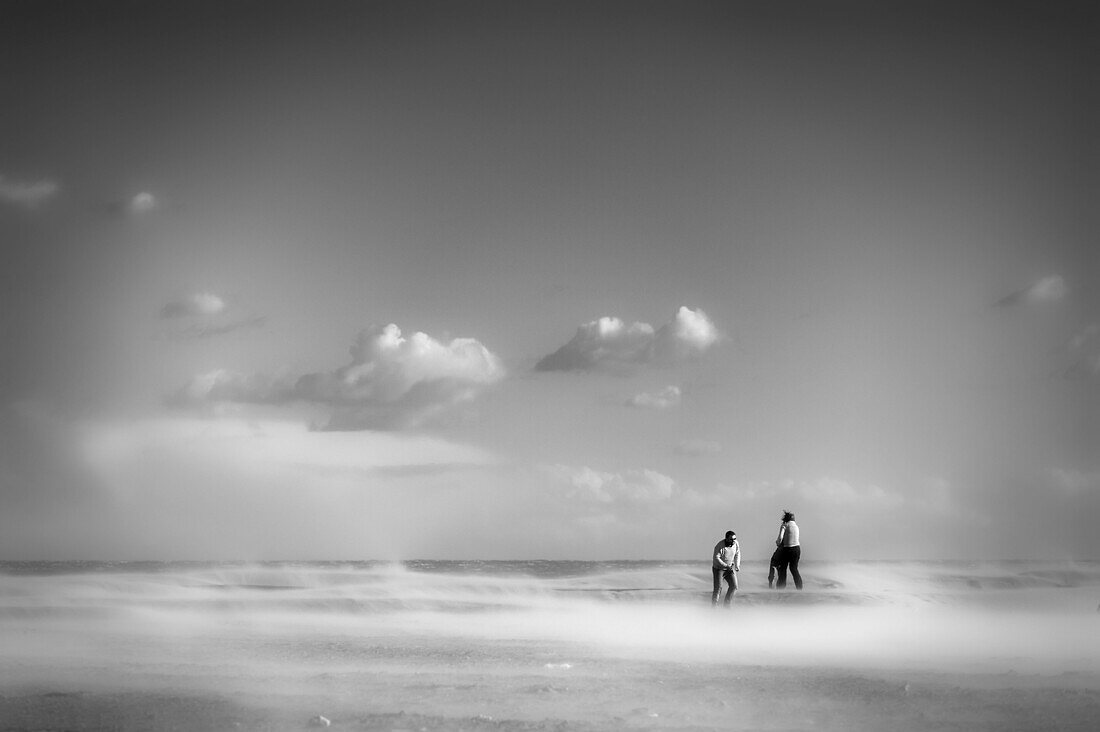 Sand and Wind, Platja de El Trabucador. Ebro Delta National Park, Tarragona province, Catalonia, Spain