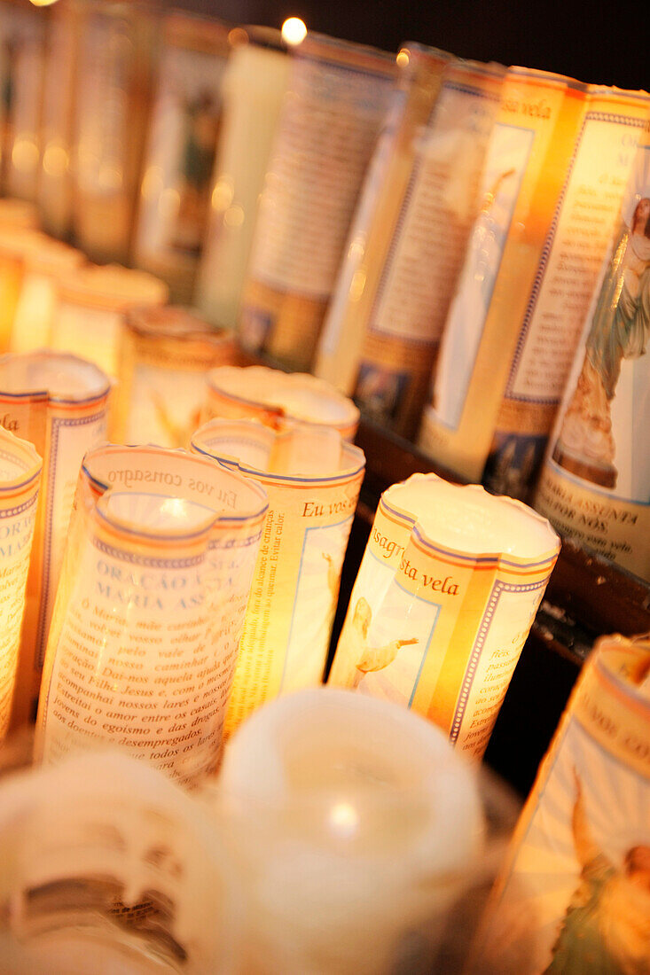 Opferkerzen, Kathedrale Metropolitana da Sé, Sao Paulo, Brazil