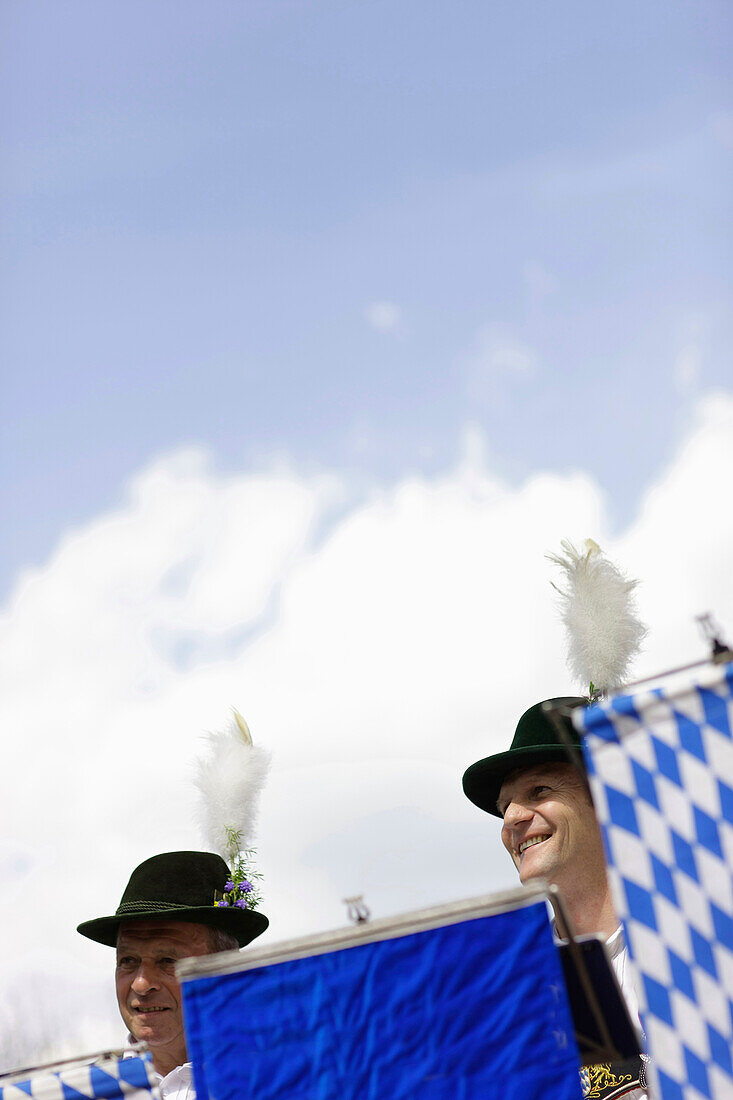 Brass band, Ammerland, Muensing, Bavaria, Germany