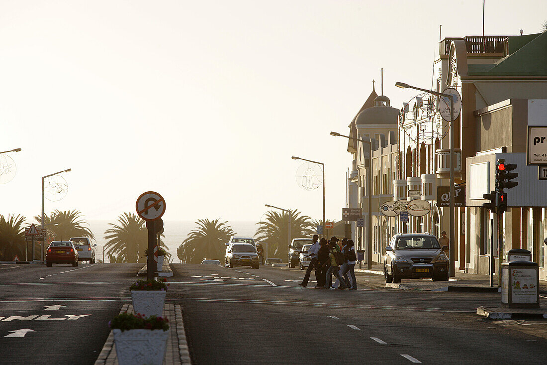 Colonial style Houses, Swakopmund, Namibia, Africa