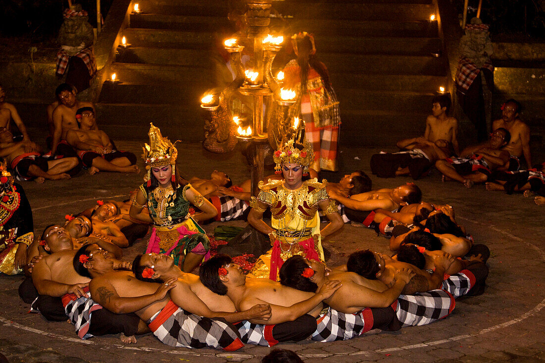 Kecak Tanz in Ubud, Bali, Indonesien