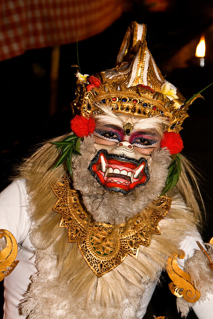 Kecak dance in  Ubud, Bali, Indonesia