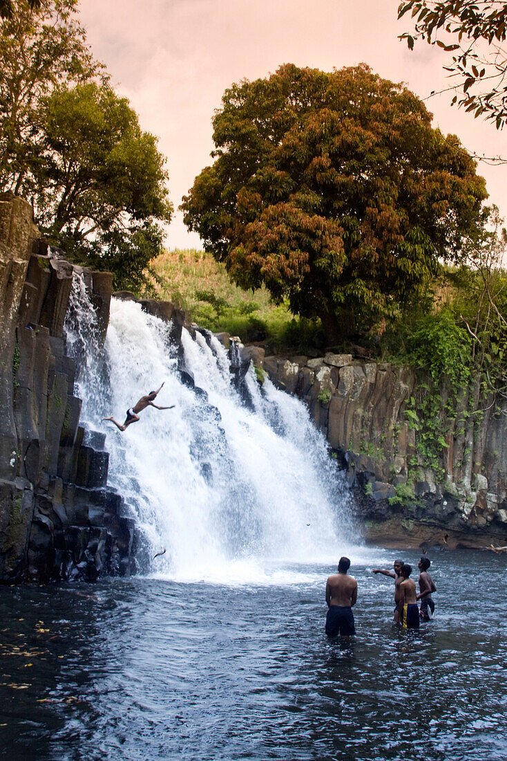 Rochester Falls in Mauritius, Africa