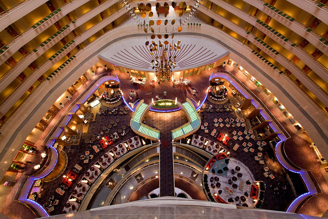 Hotel Lobby des Marina Mandarin in Singapur Asien