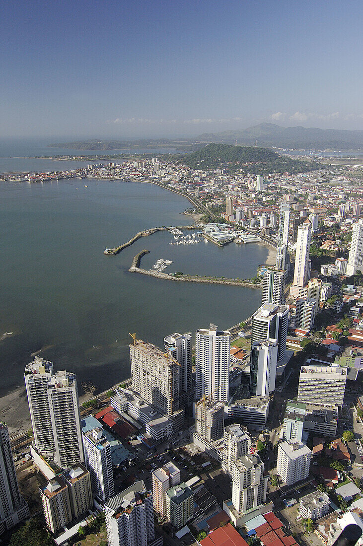 Panamá bay and banking area, Panamá city, Rep.of Panamá, Central America. 2006