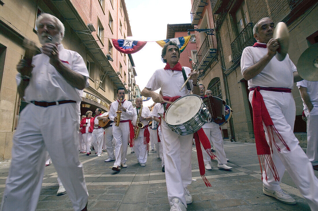 San Fermin celebrations, Pamplona. Navarra, Spain