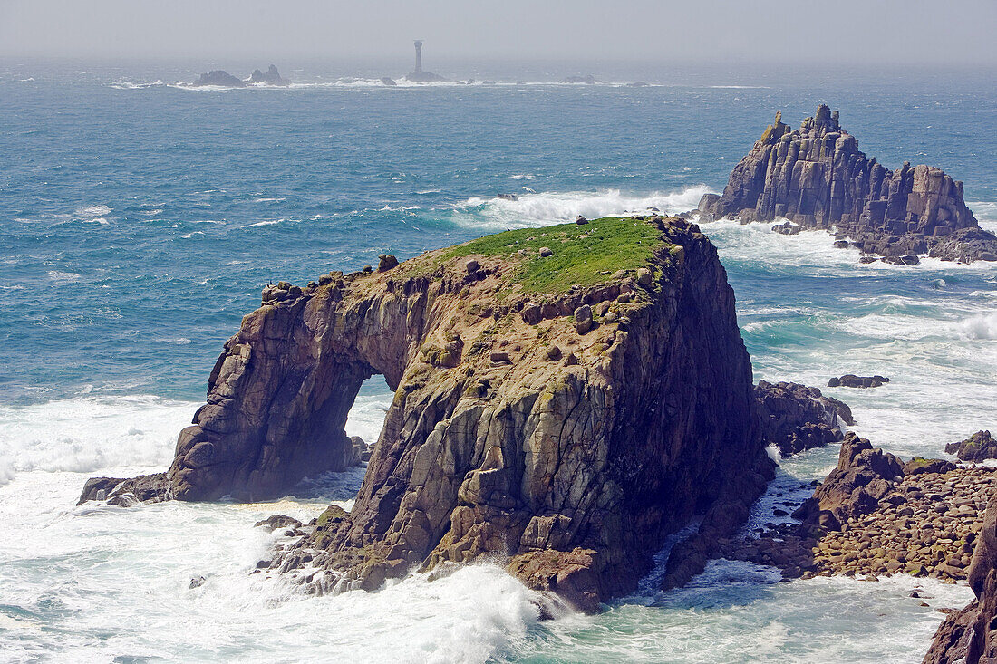 Lands End. Cornwall, England, UK