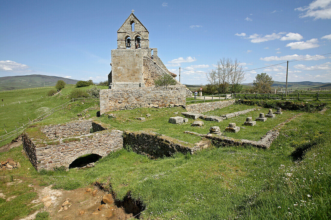 Ruins of the romanesque church of Retortillo. Reinosa. Cantabria. Spain