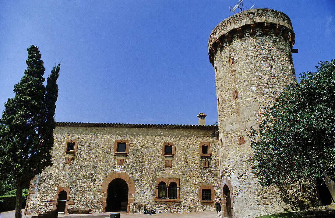 Can Gomar old manor house, Castelldefels. Baix Llobregat, Barcelona province, Catalonia, Spain