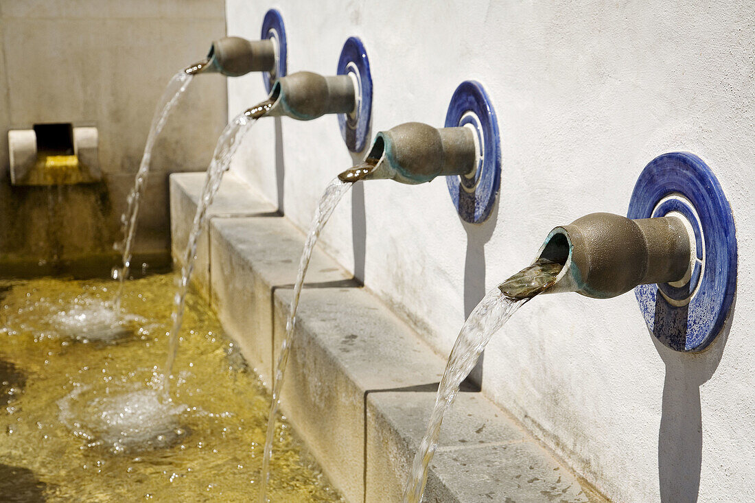 Fuente del Algarrobo fountain, Algodonales. Pueblos Blancos (white towns), Cadiz province, Andalucia, Spain