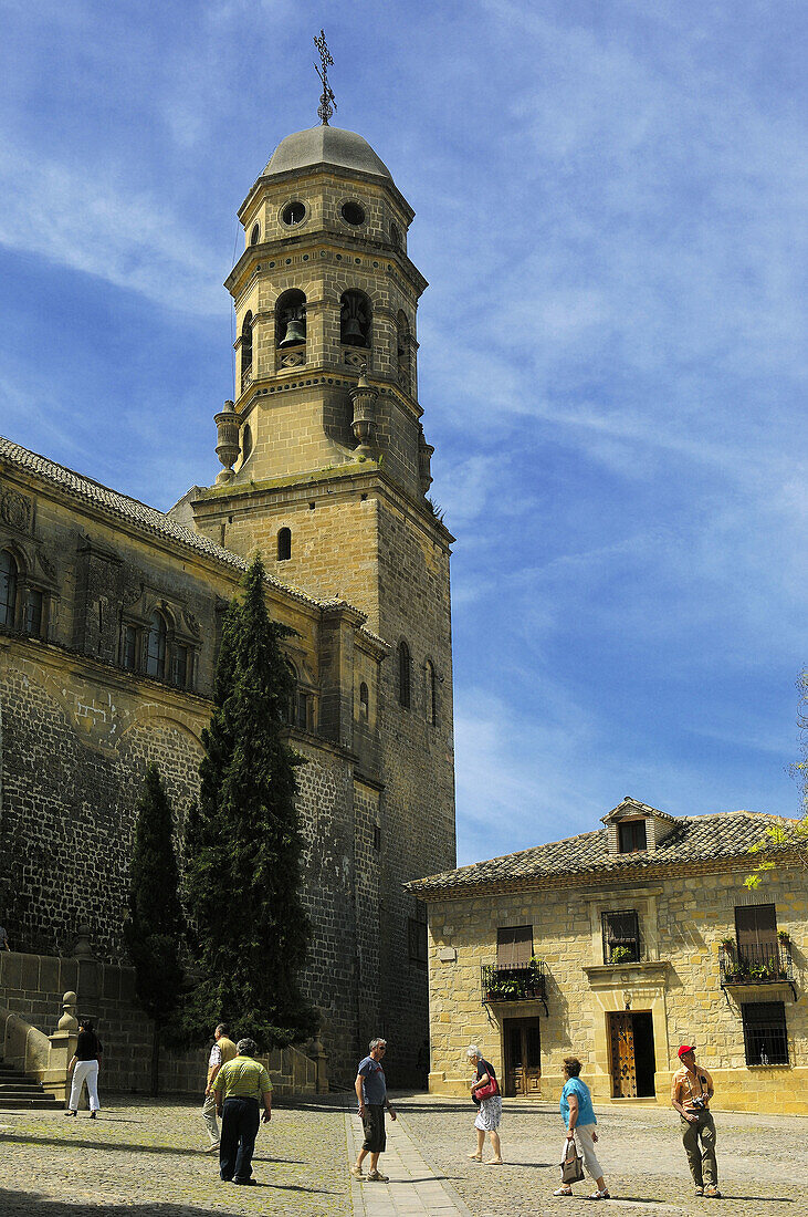 Cathedral (16th century) in Santa Maria square, Baeza. Jaen province, Andalucia, Spain