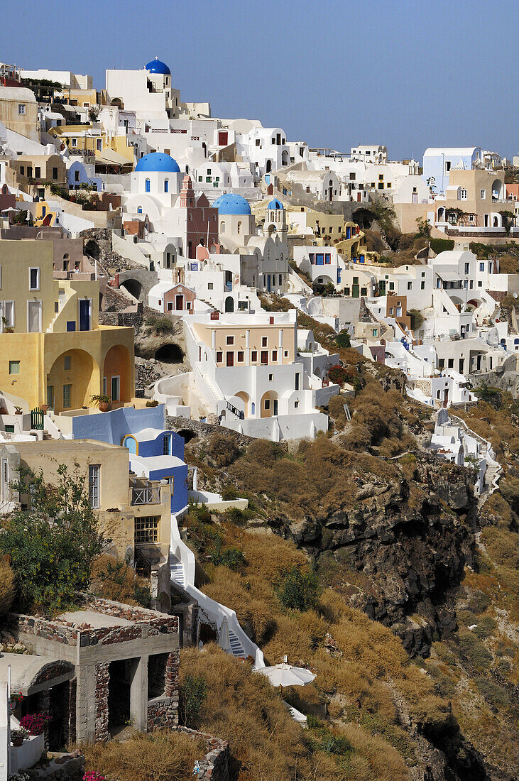 Apartments and Hotels at Crater Rib of Santorini