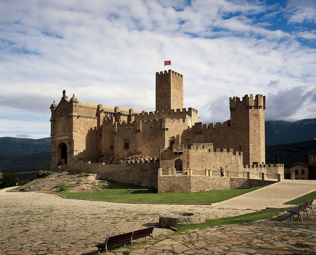 Castillo de Javier, birthplace of Saint Francis Xavier. Way to St. James. Navarre. Spain