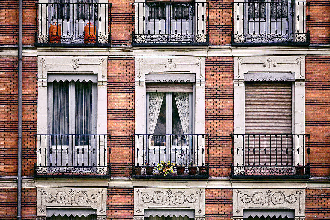 Façade of building