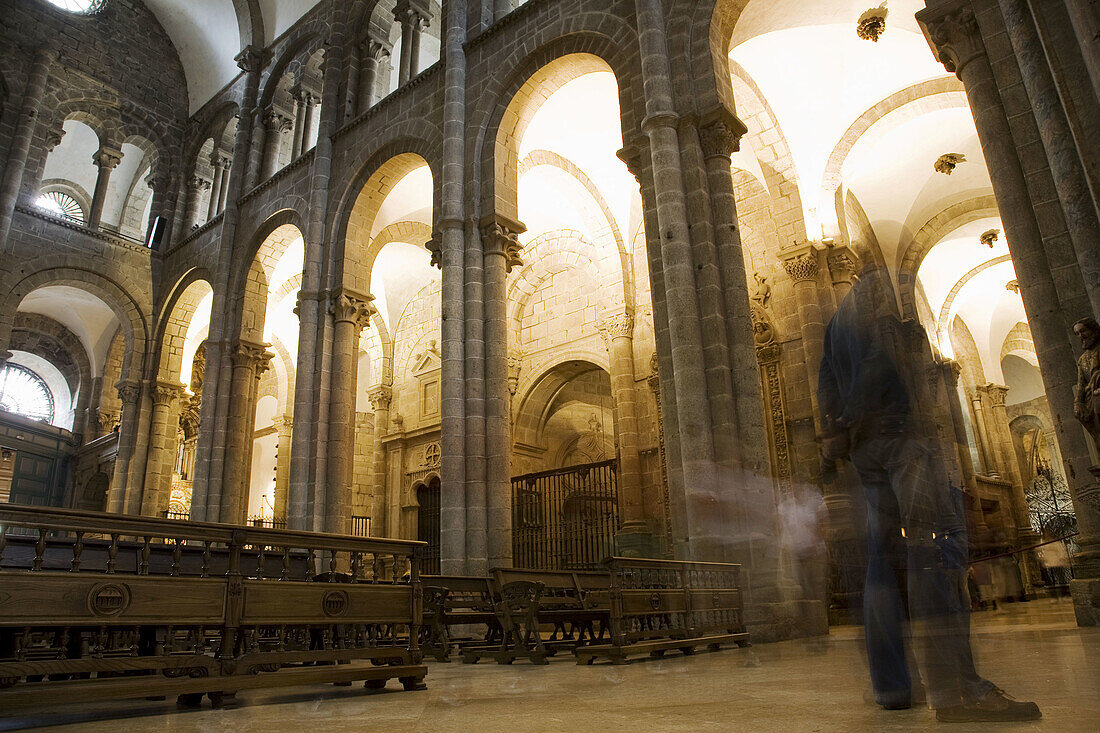 Interior del Catedral del Apostol, Santiago de Compostela, Galicia, España