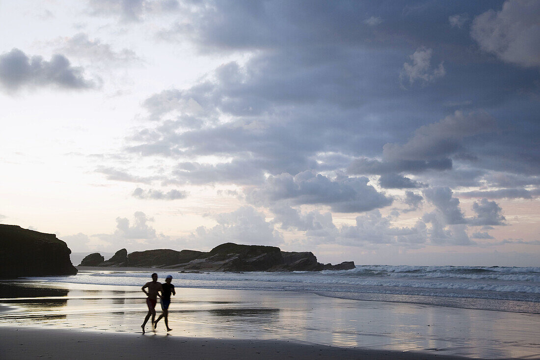 Playa de los Castros, Ribadeo, Galicia, España