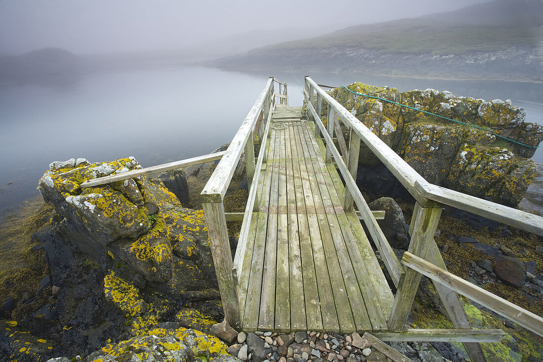 Boat Dock on Papey Island
