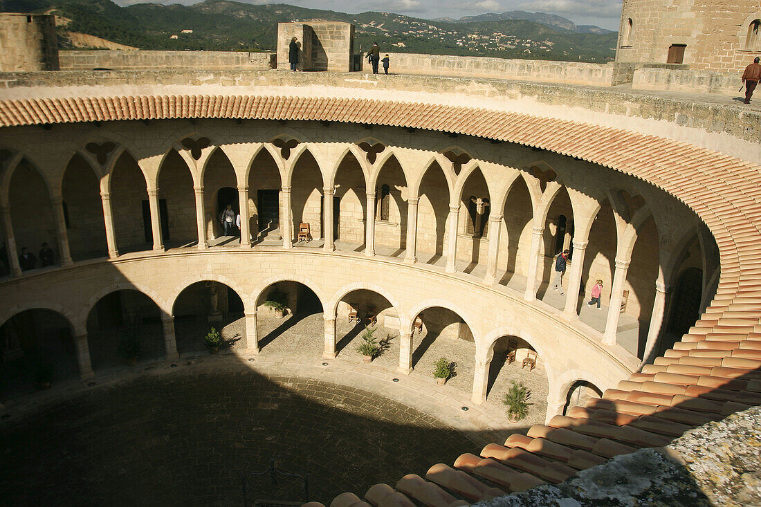 Castle of Bellver, Palma de Mallorca. Majorca, Balearic Islands, Spain