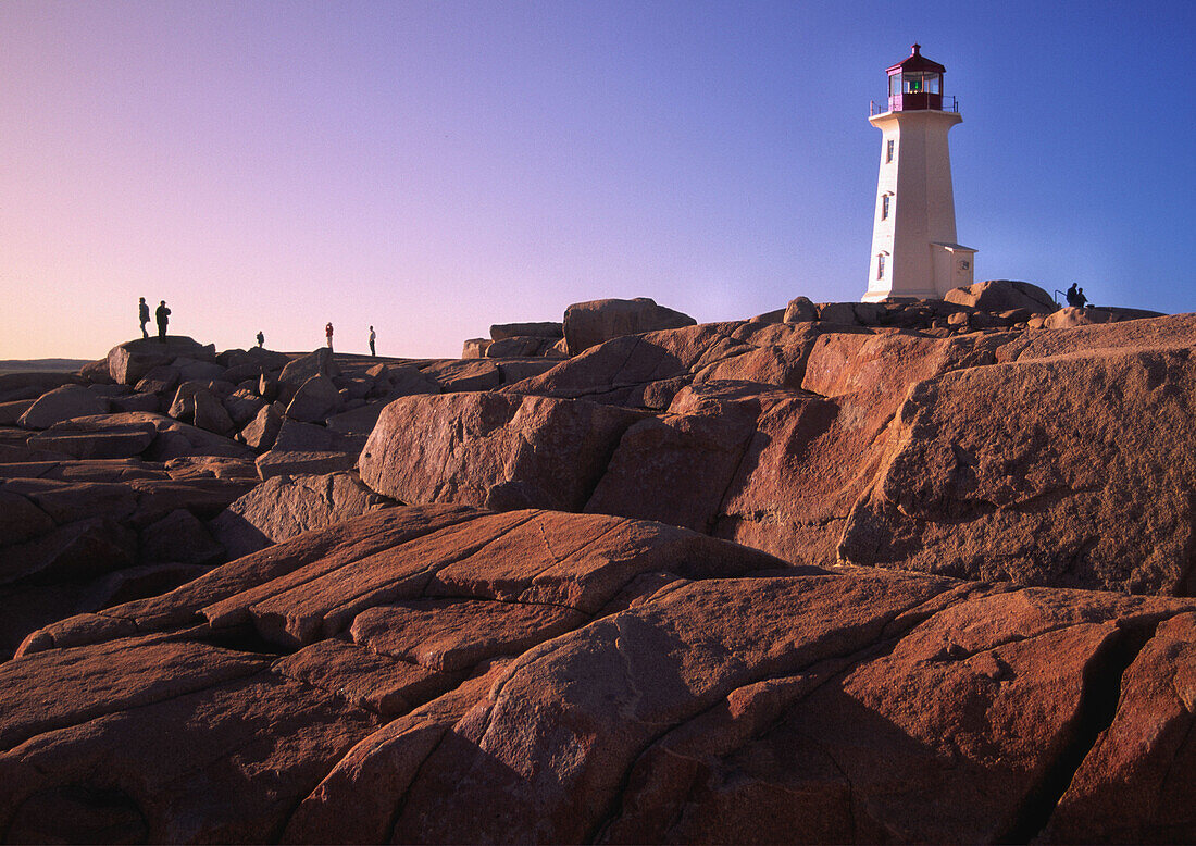 peggys cove lighthouse in nova scotia canada