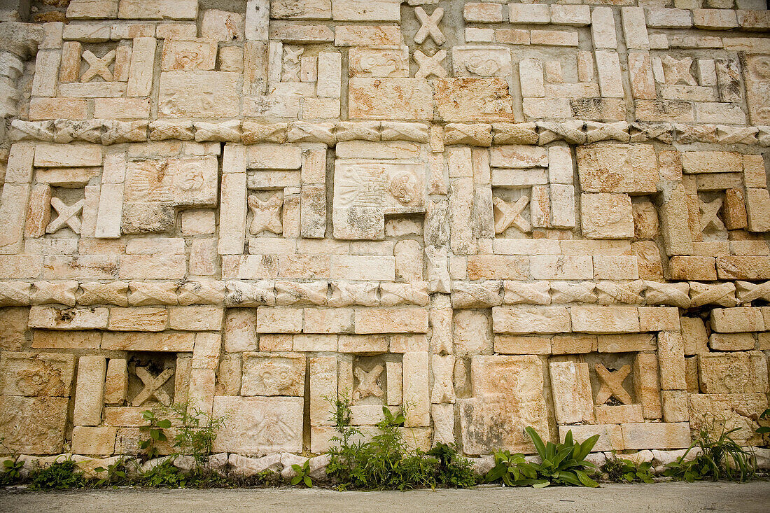 Pre-Columbian mayan ruins of Uxmal. Yucatan, Mexico