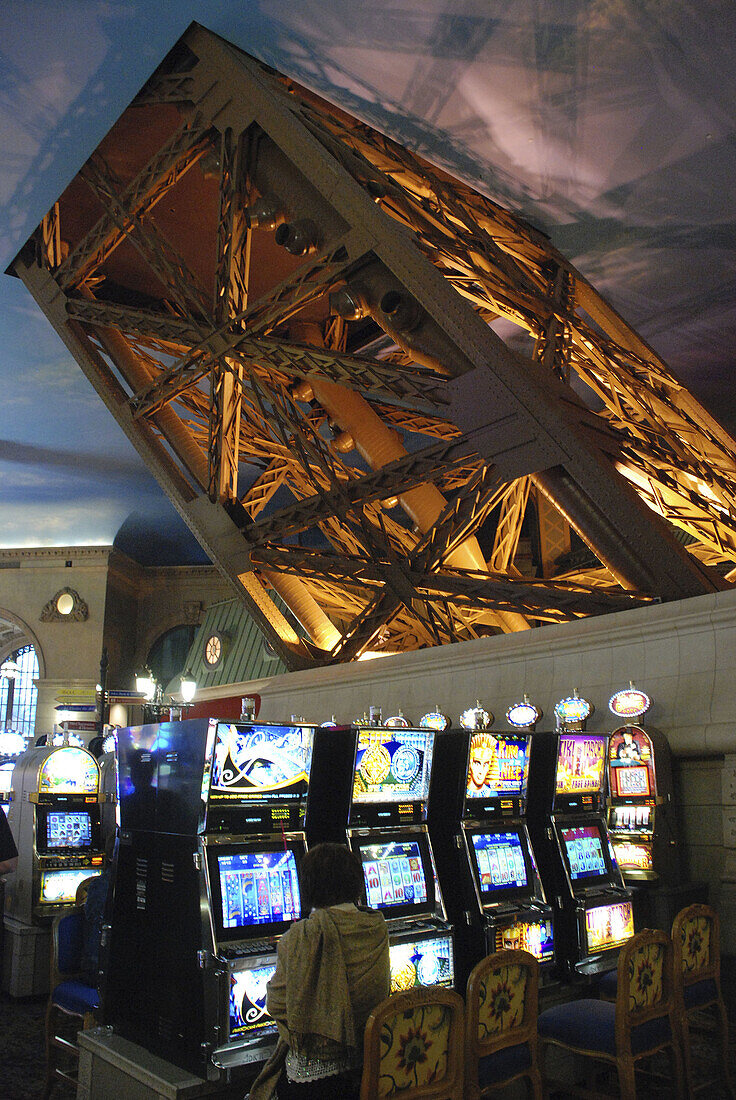 Las Vegas Nevada, slot-machines in a casino