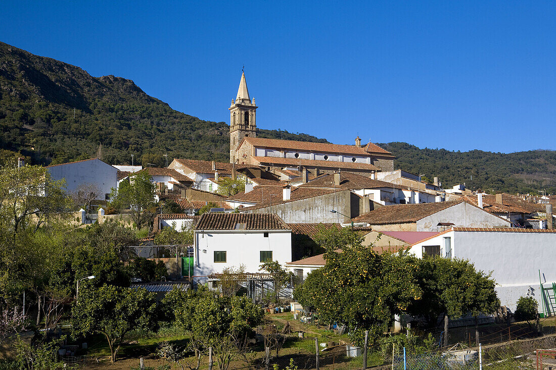 Alájar, town in Sierra de Aracena y Picos de Aroche Natural Park. Huelva province, Andalusia, Spain