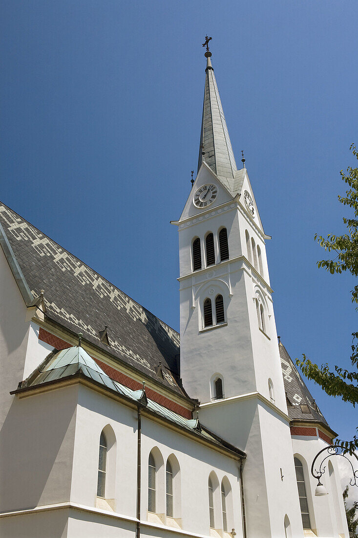 Church of St. Maarten, Bled, Slovenia, Europe.