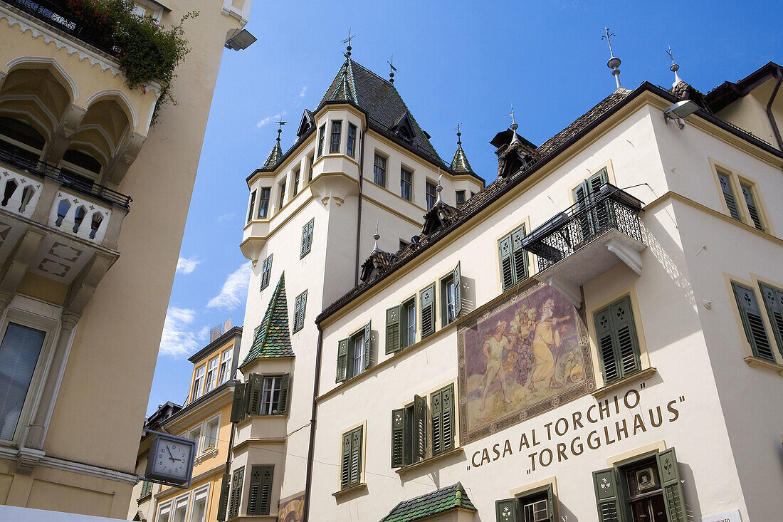 Al Torchio Torgglhaus home. Bolzano. Italy. Europe.