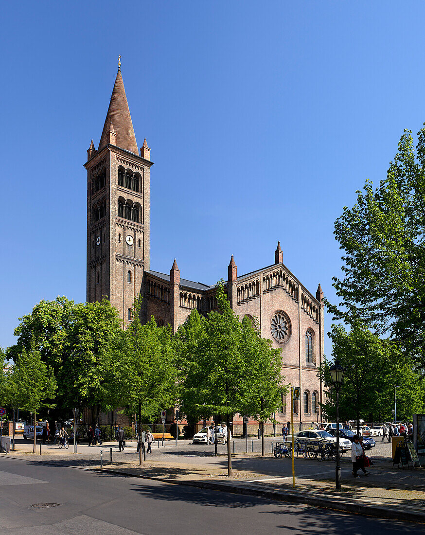 St. Peter und Paul Kirche, Bassinplatz, Potsdam, Brandenburg, Deutschland