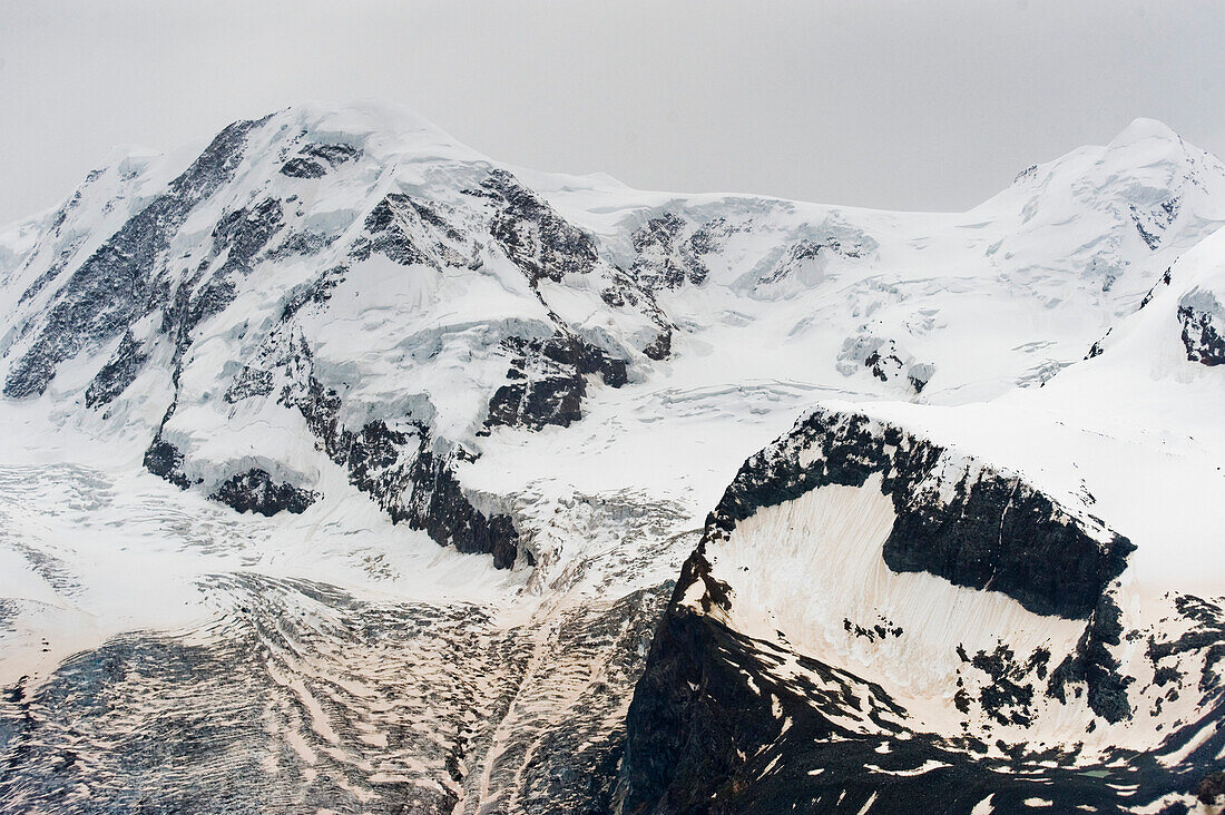 Gornergletscher, Walliser Alpen, Zermatt, Kanton Wallis, Schweiz