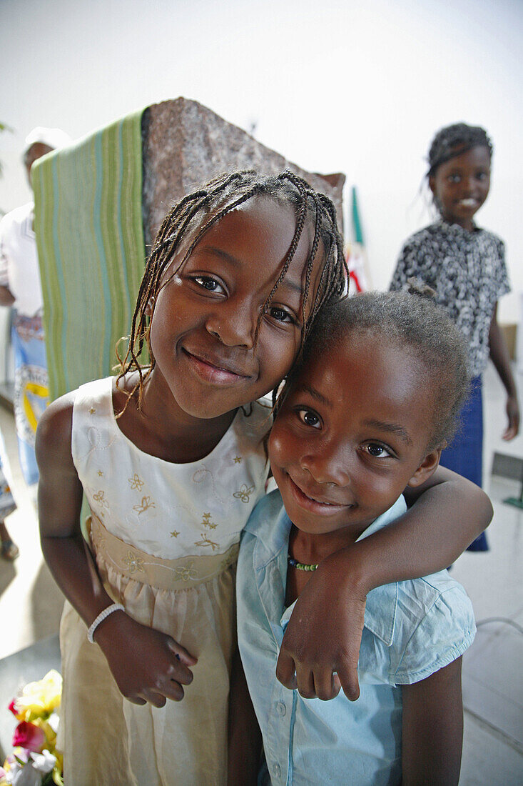 NAMIBIA  Children in the chucrh at Wanaheda, Windhoek