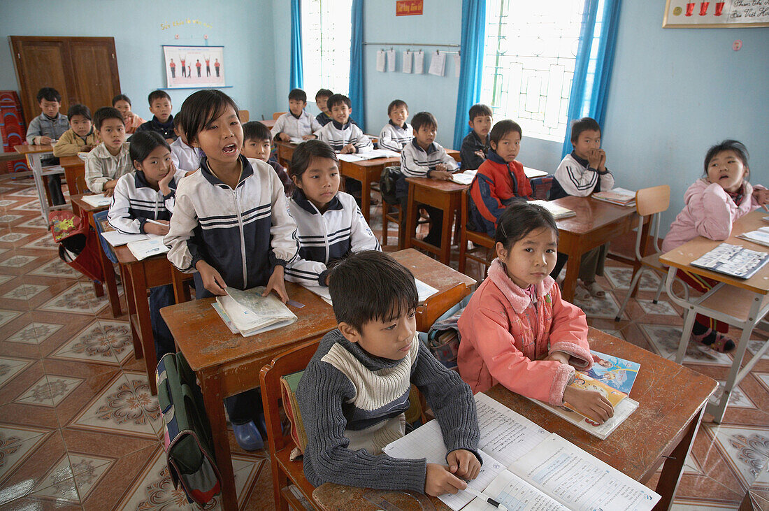 Vietnam  Yen Mo Tu commune primary school, Ninh Binh province