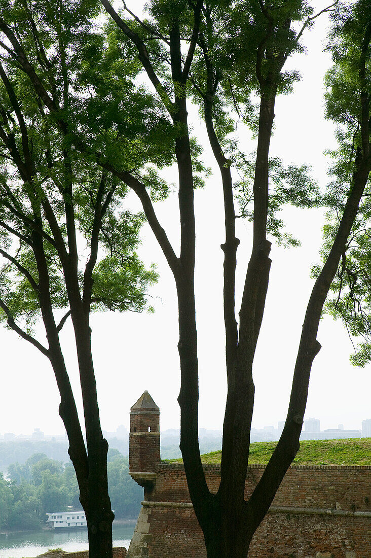 Serbia. Belgrade. Kalemegdan Citadel. Citadel Park by Sava River